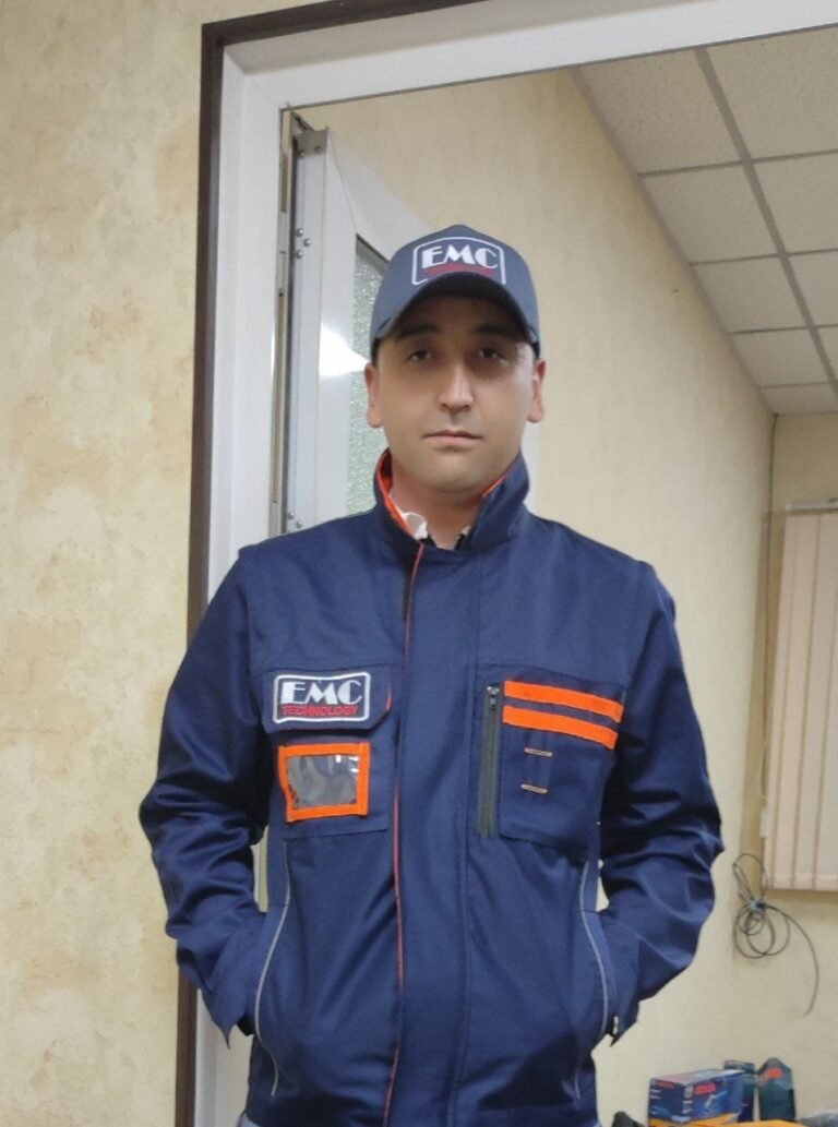 EMCTech engineers performing electro-mechanical project work in Uzbekistan